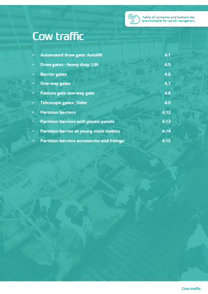 Product catalogue Cow traffic
